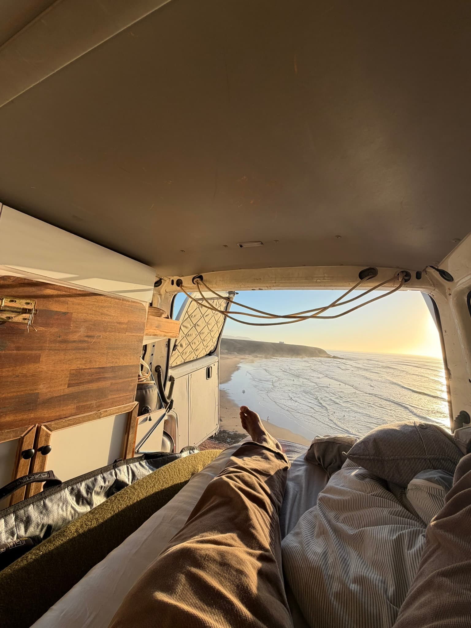 Wave riding on a European surf trip