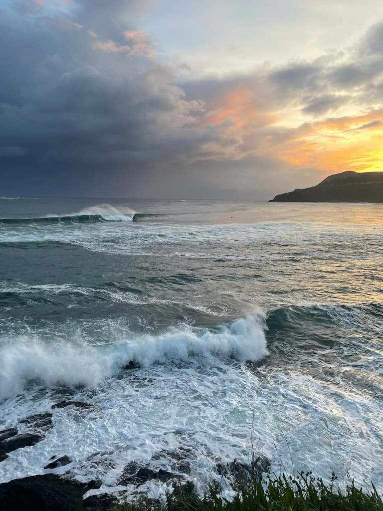 Morning surf session